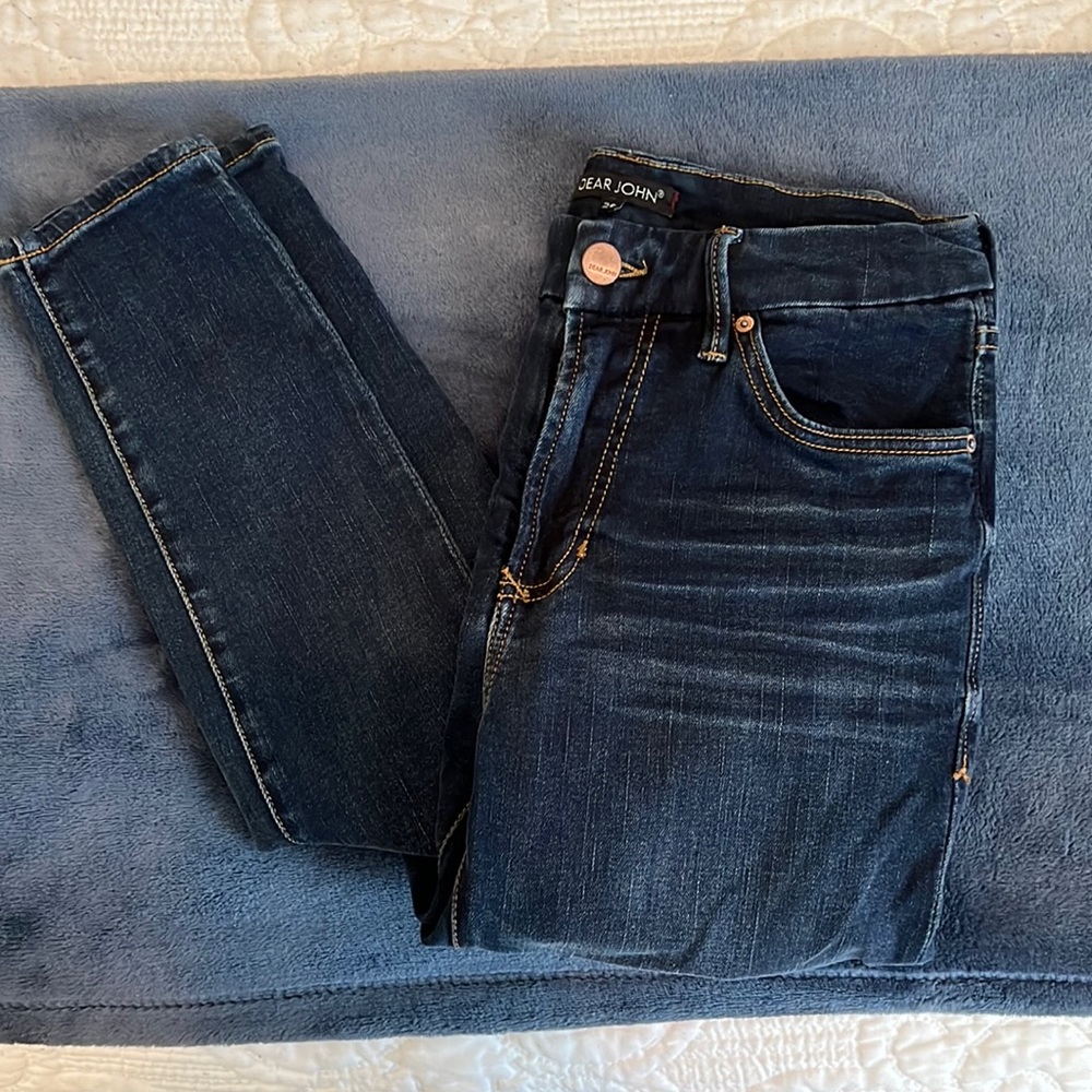 High waisted skinny jean